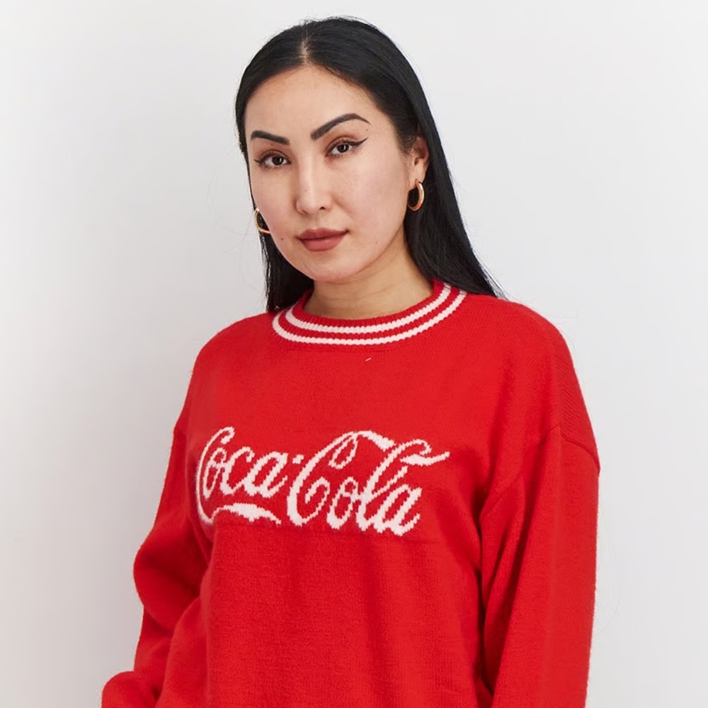 Retro Coca Cola Knit Sweater